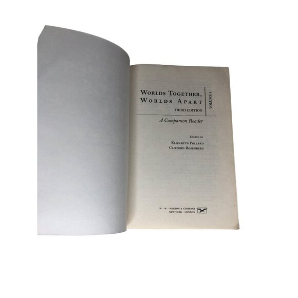 Worlds Together Worlds Apart A Companion Reader Third Edition Volume 2 Pollard - Picture 3 of 8